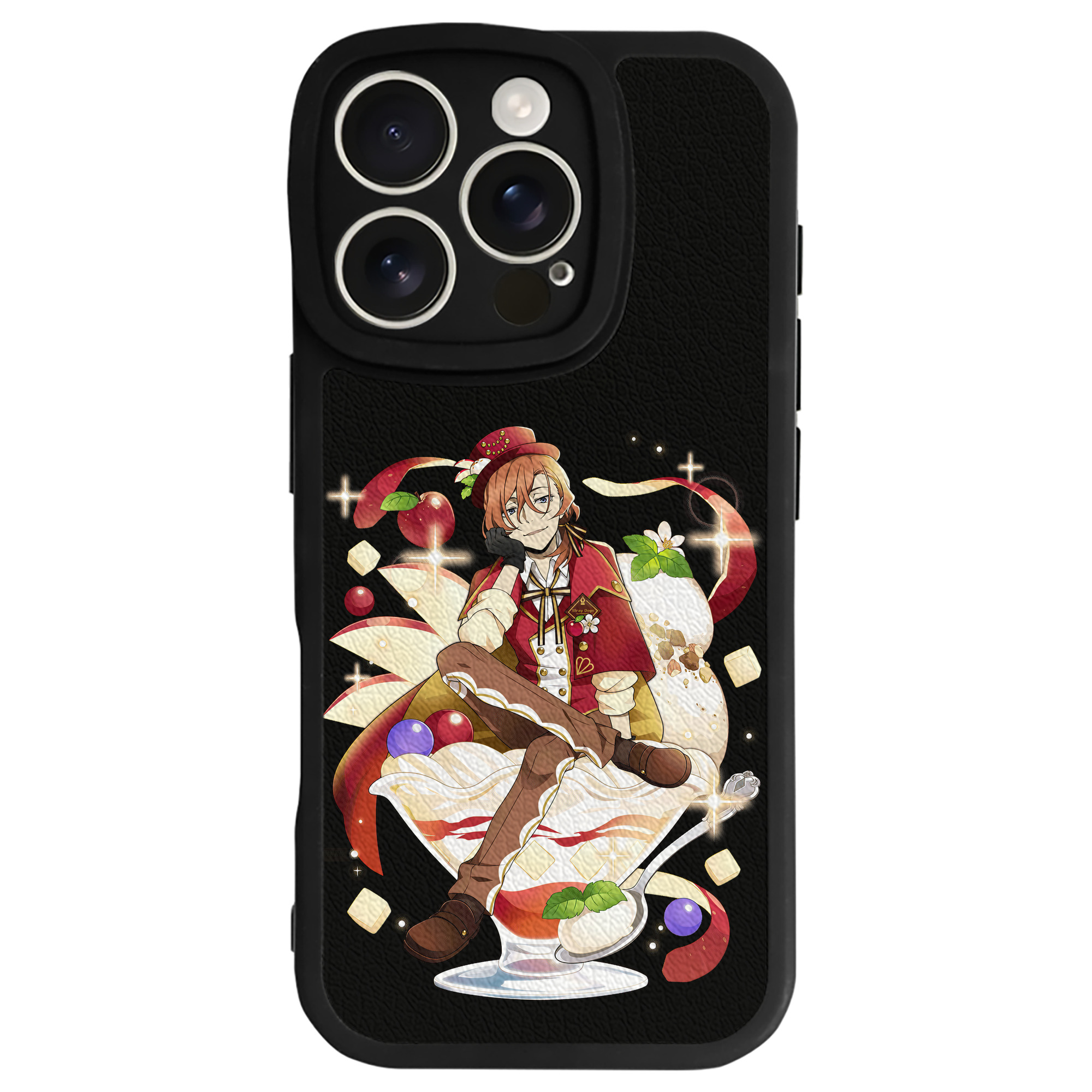 （画像用） 文豪ストレイドッグス Bungo Stray Dogs 【iPhone 16シリーズ対応】シリコンスマホケース（レザー調） 材質：シリコン